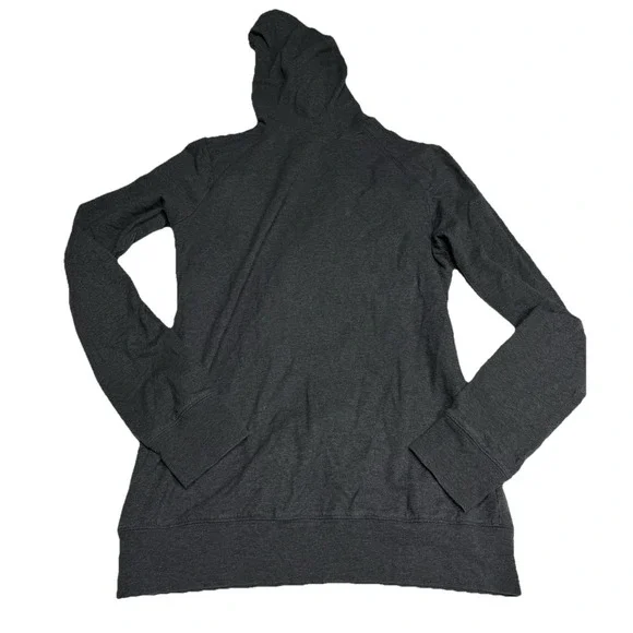 2 Latched Mama Purple Cowl Neck And Hooded Gray Sweatshirt size Large - Picture 7 of 15